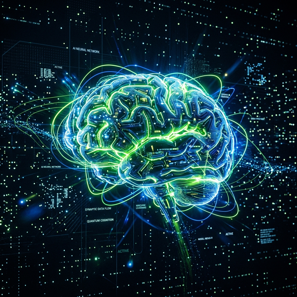 Futuristic AI Learning Platform